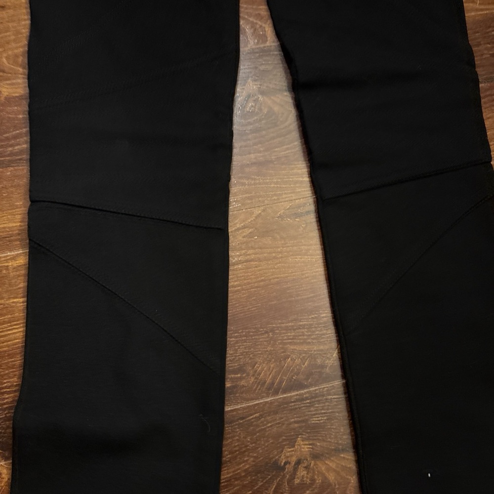 NWT Diane von Furstenberg Black Lena Knit Suiting Pant Women’s Sz 10 - Picture 2 of 7